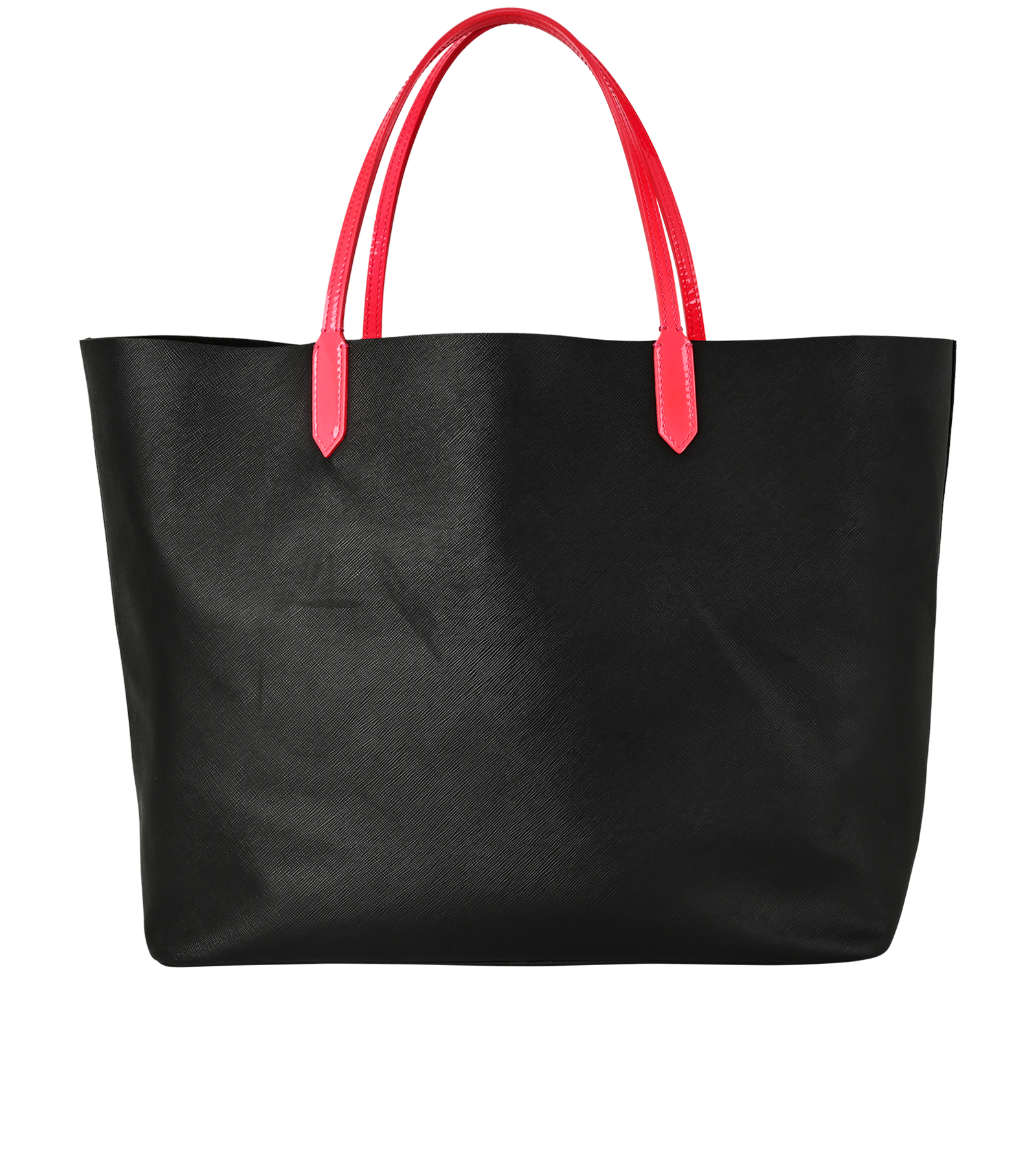 Antigona Tote, &pound;380, Handbags, Black/Pink, Leather, Back view